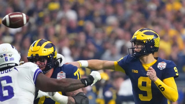 Michigan quarterback J.J. McCarthy